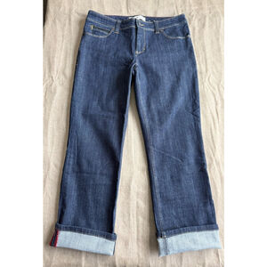 Vintage denim Tommy Hilfiger cuffed jeans ankle length size 12p 
Vintage 90s Y2K